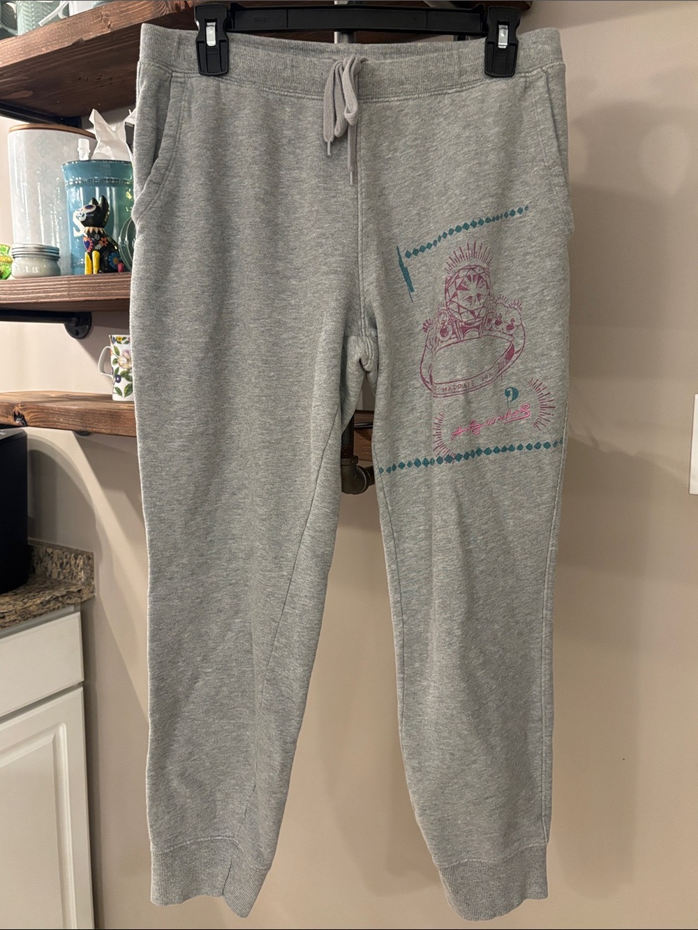 SPRZ NY x Andy Warhol Graphic Sweatpants Gray | Size Medium